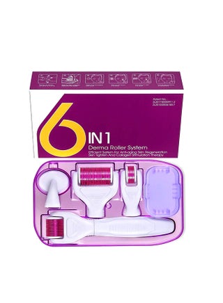 6 in 1 Derma Roller System White/Pink - v1600603864/N39749199A_1