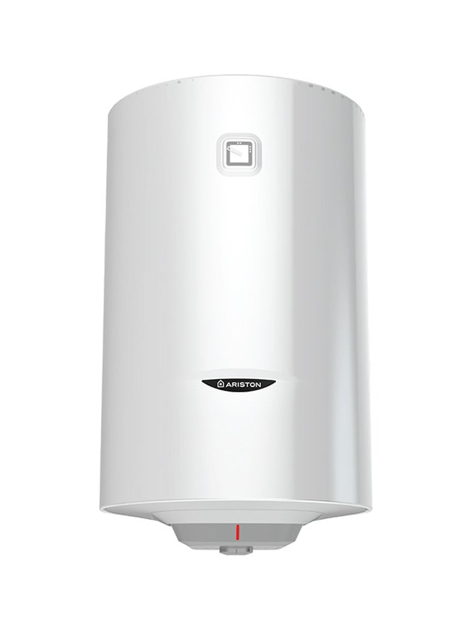 Ariston - Vertical Electric Water Heater 100L PRO-1R PRO1 R White/Grey - Image 1