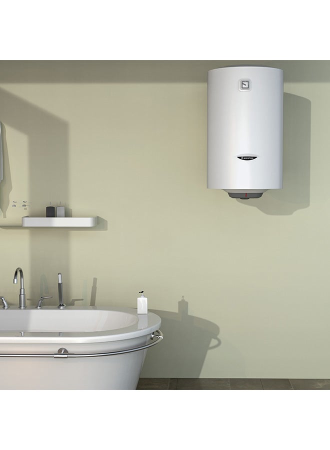 أريستون سخان ماء كهربائي عمودي سعة 50 لتر طراز PRO-1R PRO-1R 50 V أبيض - Image 2