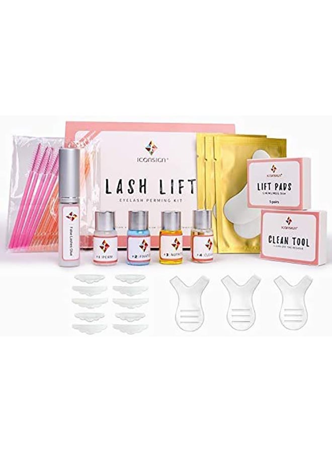 ICONSIGN - New Iconsign Eyelash Perming Kit For Eyelash Lifting Grooming With Additional Tools Multicolour - Image 1