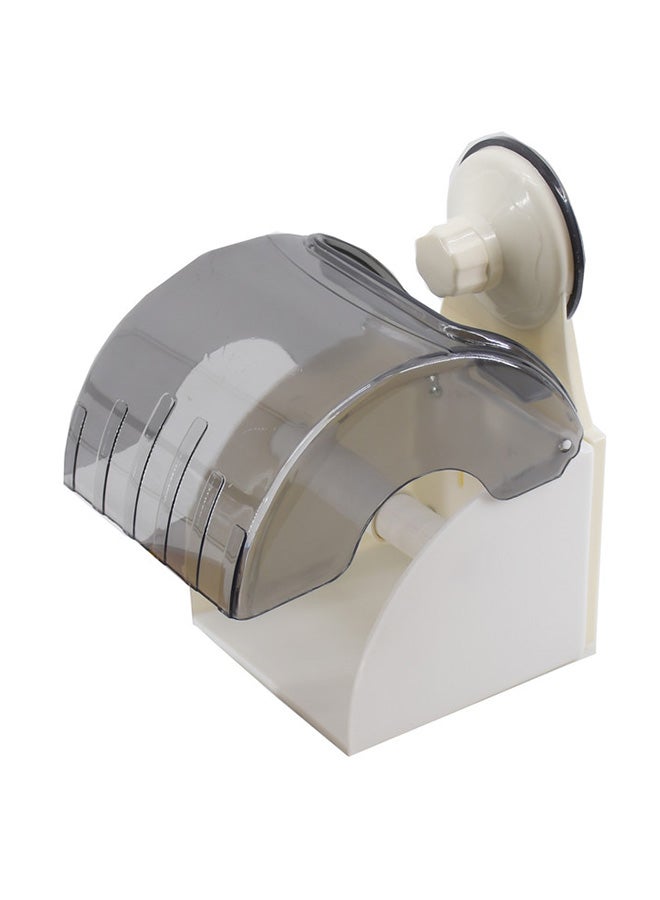 Generic - Waterproof Bathroom Toilet Paper Holder White/Black 21x13x15cm - Image 1