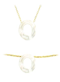18 Karat Gold O Pearl Jewellery Set