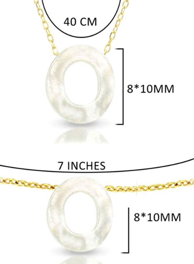 Vera Perla - 18 Karat Gold O Pearl Jewellery Set - Image 1