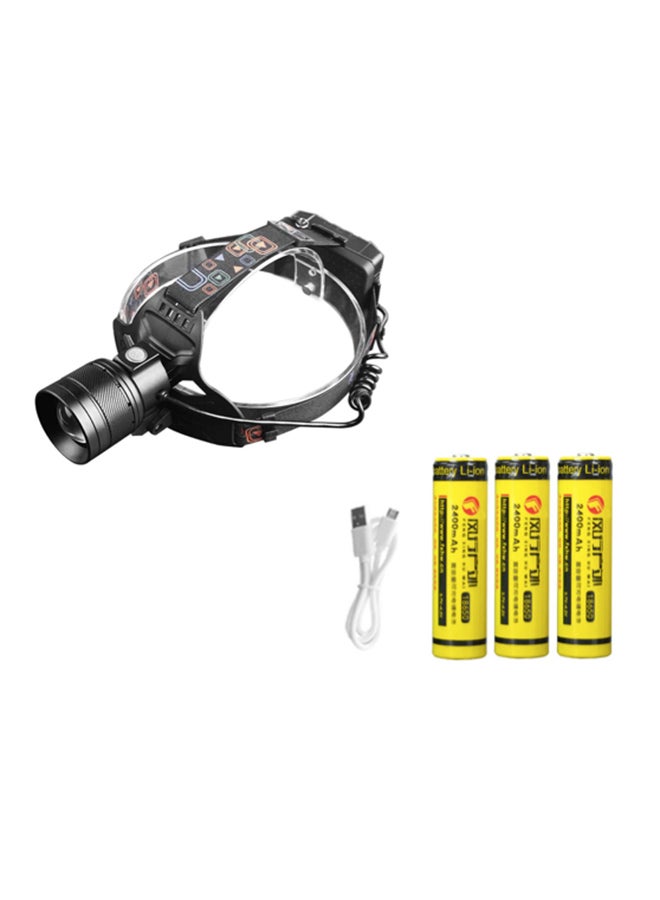 Super Bright LED Head Light Black - Image 2
