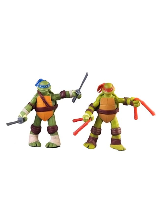 بيوينتي - مجموعة مجسمات شخصية سلاحف النينجا من فيلم  "Teenage Mutant Ninja Turtles" مكونة من 4 قطع 4.72بوصة - Image 1