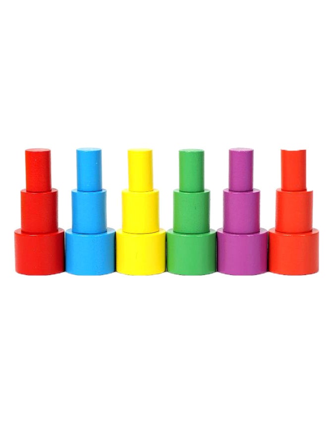 Wooden Moon Balancing Stacking Block Set 19
