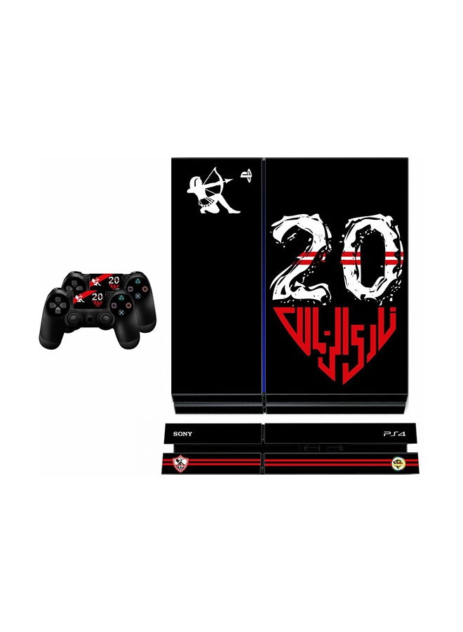 Decalac Zamalek SC Black Skin For PlayStation 4
