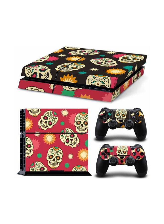 ديكالاك ملصقات لجهاز الألعاب بلايستيشن 4 وأذرع التحكم من 3 قطع - Image 1