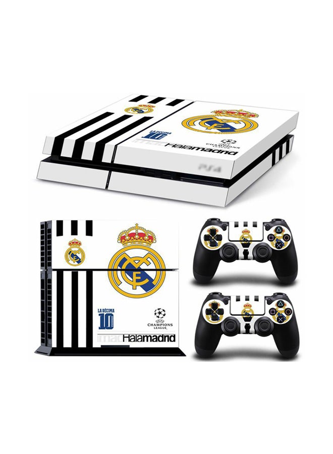Decalac 3-Piece Skin Sticker Cover For PS4 And 2 Controller Set 