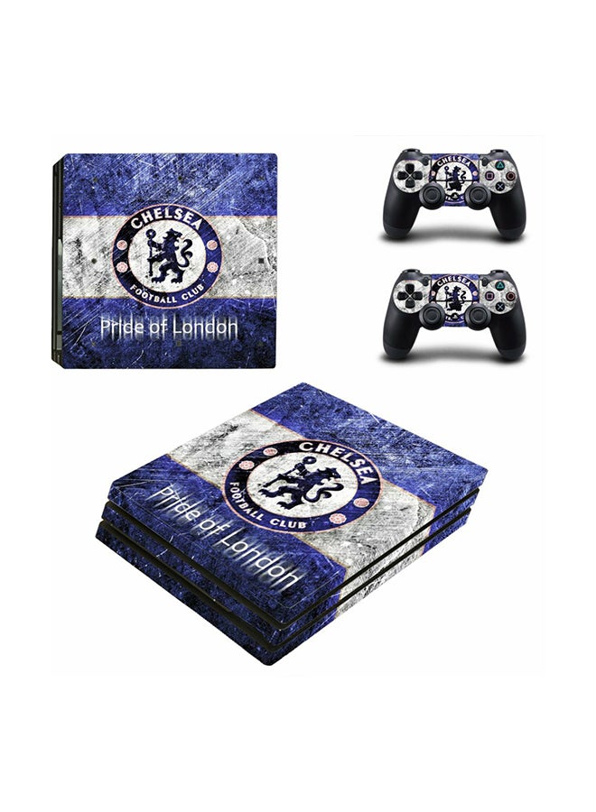 Vinyl Decal Chelsea Pride Of London Printed Gaming Controller Sticker For PlayStation 4 Pro