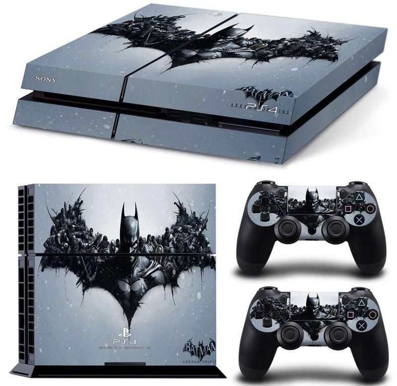 3-Piece Set Bat Man The Dark Night Printed Gaming Console And Controller Skin Sticker For PlayStation 4 - Image 3