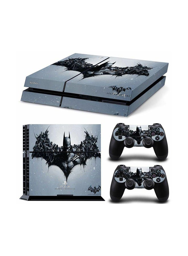 3-Piece Set Bat Man The Dark Night Printed Gaming Console And Controller Skin Sticker For PlayStation 4 - Image 1