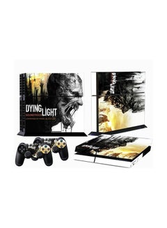 3-Piece Dying Light Printed Gaming Console And Controller Skin Sticker Set For PlayStation 4