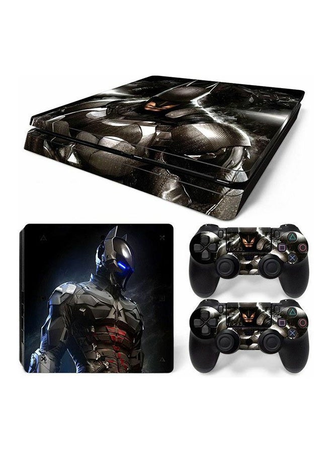 3-Piece Iron Man Printed Gaming Console And Controller Skin Stickers Set For Sony PlayStation 4
