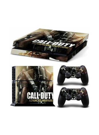 3-Piece Call Of Duty Advance warfare Printed Gaming Console And Controller Skin Stickers Set For Sony PlayStation 4 - v1600672166/N39931549A_1