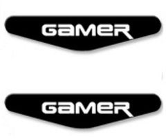 Vinyl Decal 3-Piece Two Gamer Logo DUALSHOCK 4 Design Printed Gaming Console Skin Sticker And 2 Controller Cover Decals Set For PlayStation 4  - Image 2