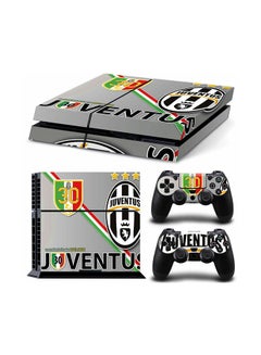3-Piece Juventus Console And Controller Sticker Set For PlayStation 4