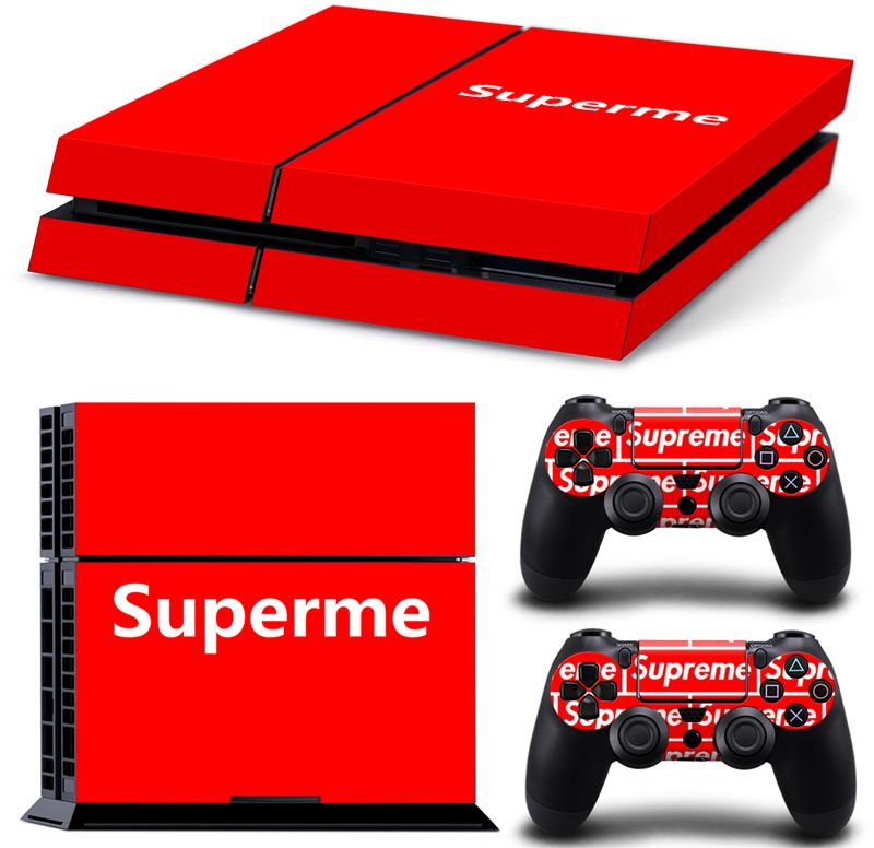 مجموعة ملصقات وحدة التحكم اللاسلكية Supreme المكونة من 3 قطع لجهاز PlayStation 4 Tn-PS4-2613 - Image 2