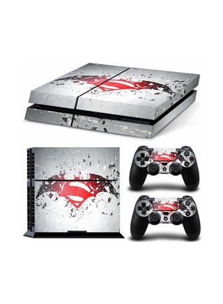 3-Piece Superman Console And Controller Sticker Set For PlayStation 4 - v1600672188/N39931975A_1