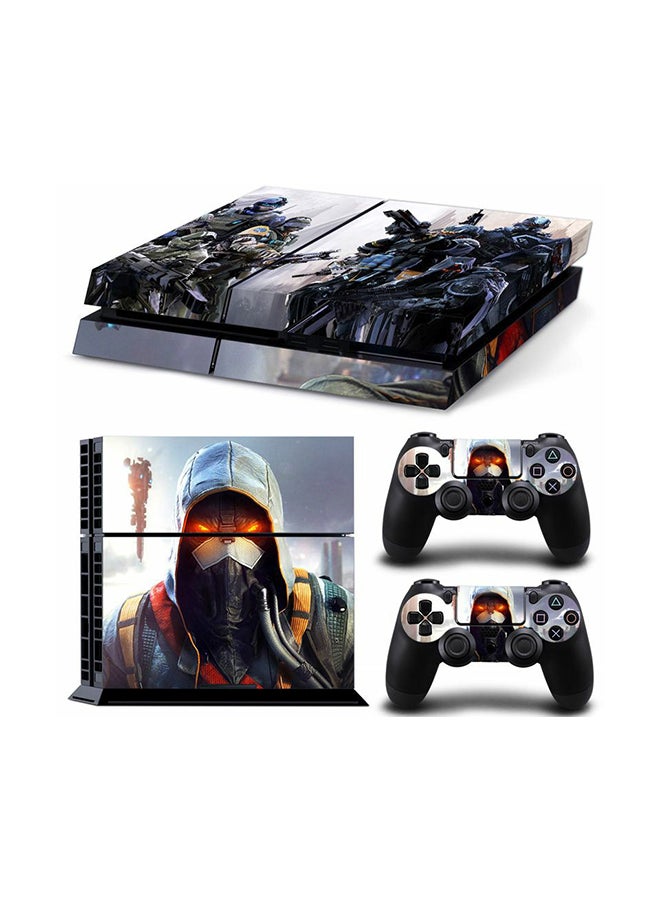 Generic - 3-Piece Adventure Style Console And Controller Sticker Set For PlayStation 4 1582 - Image 1