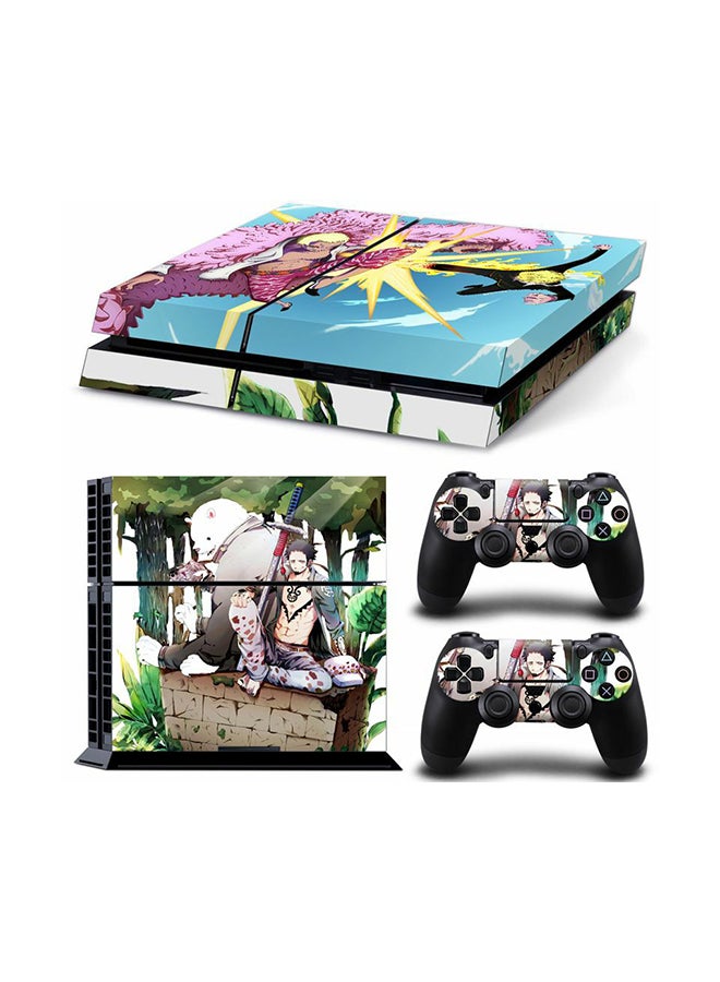 Generic - 3-Piece Full Body Console And Controller Sticker Set For PlayStation 4 shp-4 - Image 1