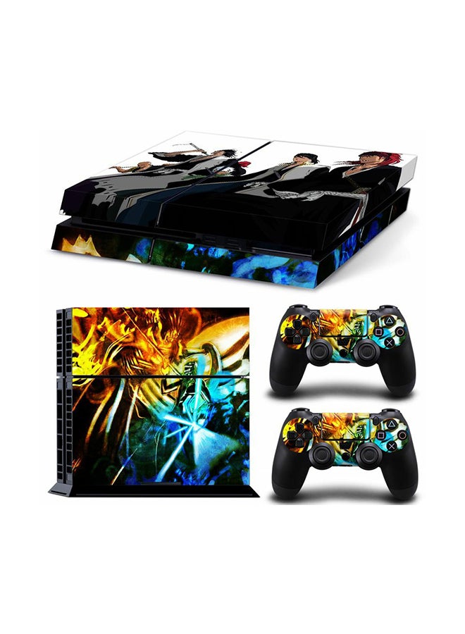 Generic - 3-Piece Full Body Console And Controller Sticker Set For PlayStation 4 shp-9 - Image 1