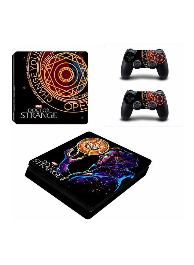 ديكالاك ملصق من الفينيل بتصميم من فيلم "Doctor Strange" لجهاز بلايستيشن 4 سليم