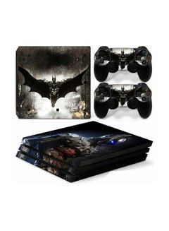 3-Piece Skin Sticker Cover For PS4 And 2 Controller Set , Batman