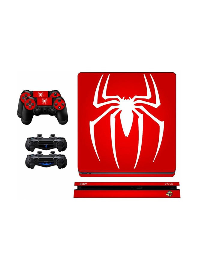 Decalac Spider-Man Red Skin For PlayStation 4 Slim 
