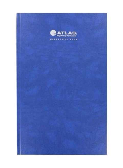 Manuscript Book, 96 Pages Blue