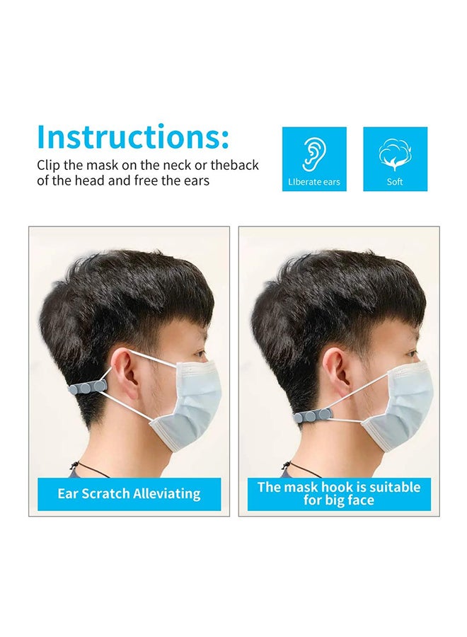 6 Piece Adjustable Anti-Slip Mask Strap Extender Hook - Image 5