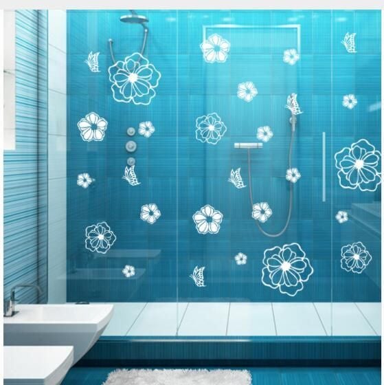 هالين ملصقات جدارية على شكل فراشات يمكنك لصقها بنفسك مناسبة لتزيين الحمامات وغرف المعيشة والبراد ولتزيين المنزل في أعياد الكريسماس أسود 30x30سم - Image 4