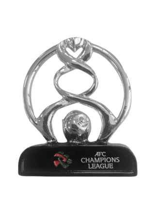 AFC Asian Champions League Rotating 3D Sports Souvenir Football Trophy Silver 5x4cm - v1600676337/N40537182A_1