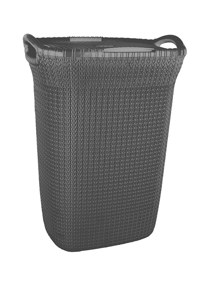 El Helal & Silver Star Laundry Basket Palm Grey 