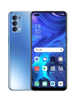 Reno 4 Dual SIM Galactic Blue 8GB RAM 128GB 4G LTE - KSA Version
