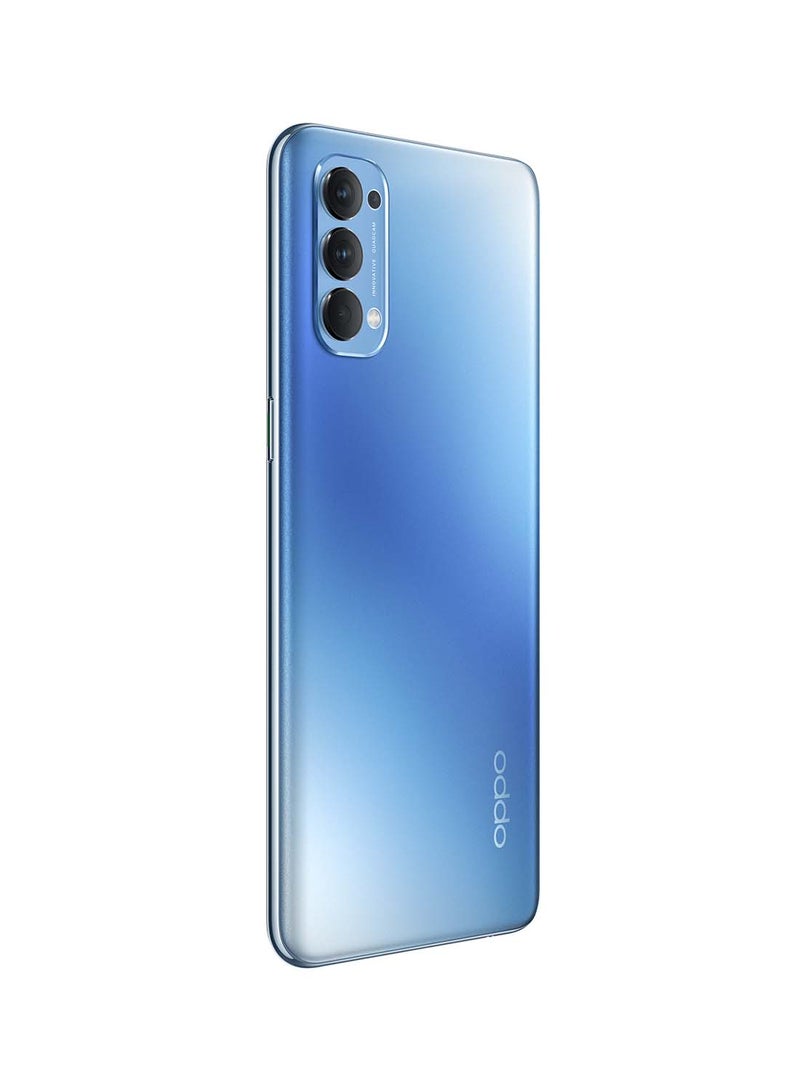 OPPO - Reno 4 Dual SIM Galactic Blue 8GB RAM 128GB 4G LTE - KSA Version - Image 1