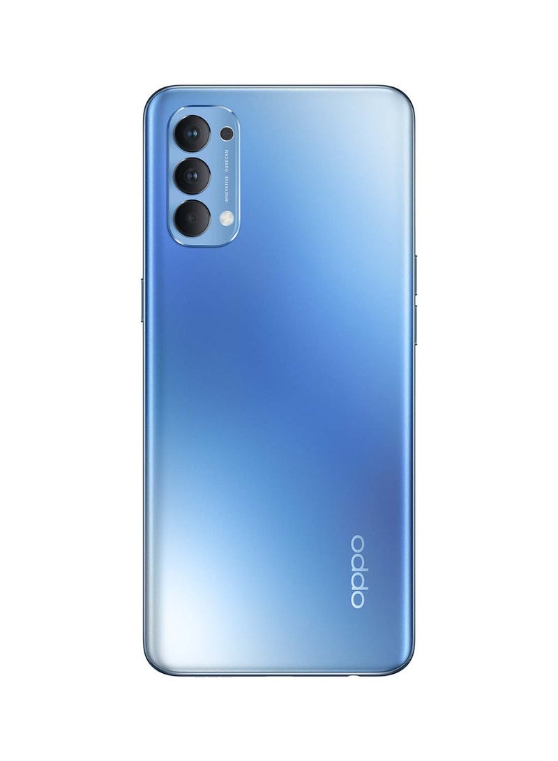 OPPO - Reno 4 Dual SIM Galactic Blue 8GB RAM 128GB 4G LTE - KSA Version - Image 1