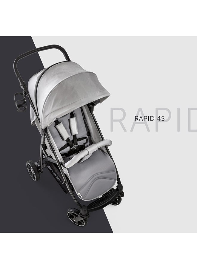 hauck - Rapid 4S Foldable Stroller For Newborn - Lunar Stone - Image 1