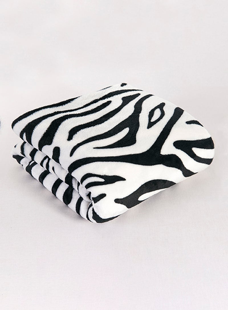 Noon East 100% Polyester Rotary Fleece Blanket -220x240 cm Wave Printed Super King - Image 2