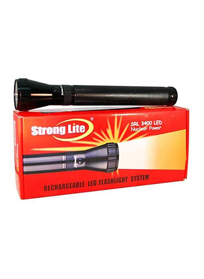 سترونج لايت - مصباح يدوي LED قابل للشحن أسود - Image 1