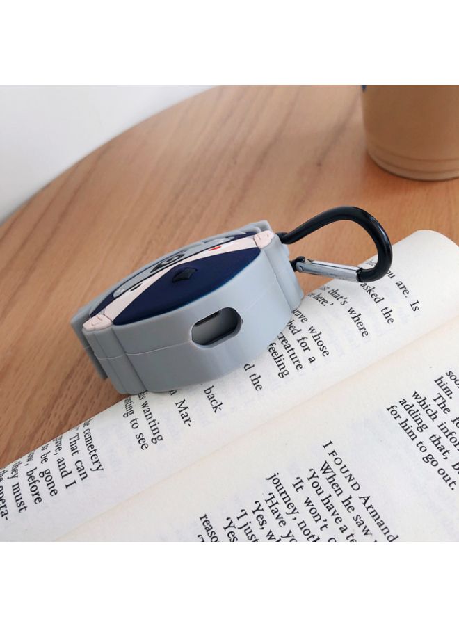 Beauenty Kakashi Designed Case Cover With Carabiner For Apple AirPods 1/2 Grey/Blue/Skin  - Image 3