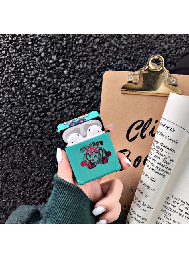 بيوينتي علبة شحن واقية لسماعة أبل آيربودز 1/2 أخضر/أزرق/أحمر - Image 2