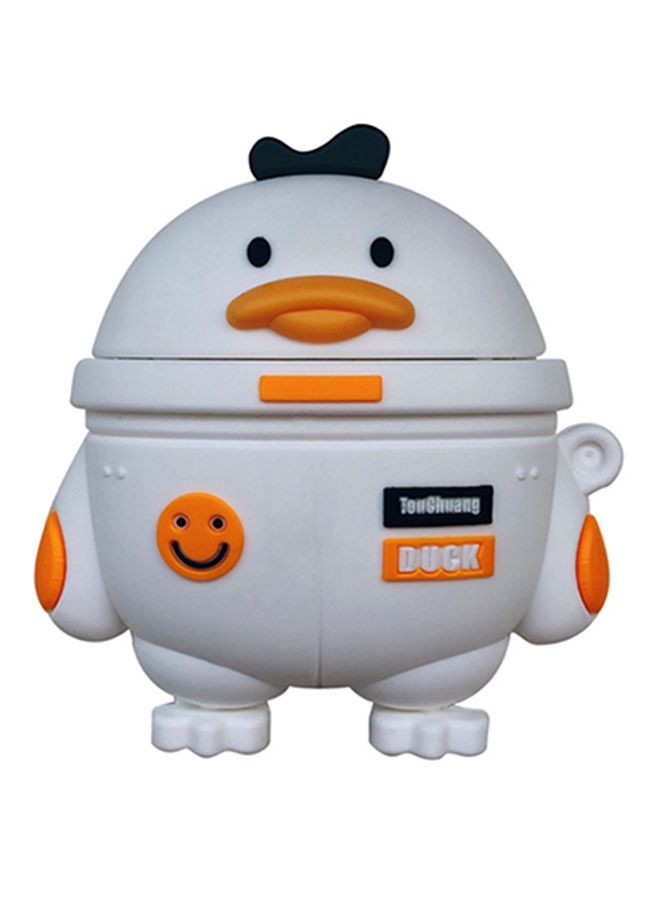 بيوينتي غطاء حماية واقٍ بتصميم شخصية كرتونية لسماعة أبل آيربودز 1/ 2 أبيض/أصفر/أسود - Image 1