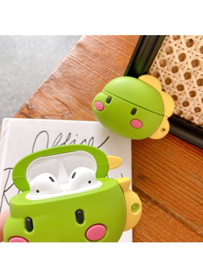 Beauenty Dinosaur Themed Protective Case For Apple AirPods 1/2 Green/Yellow/Pink - Image 3