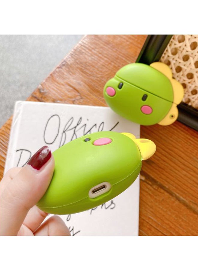 Beauenty Dinosaur Themed Protective Case For Apple AirPods 1/2 Green/Yellow/Pink - Image 4