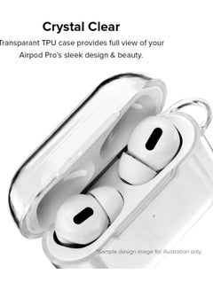 Stylizedd Classic Clear Series Extraordinary Printed Case With Carabiner For Apple AirPods Pro Clear/Black/Grey  - Image 2