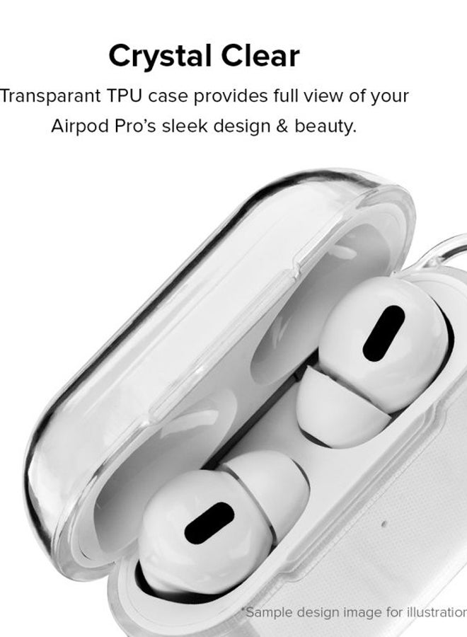 Stylizedd Classic Series Arab Odessey Printed Protective Case For Apple AirPods Pro Clear/Grey - Image 2