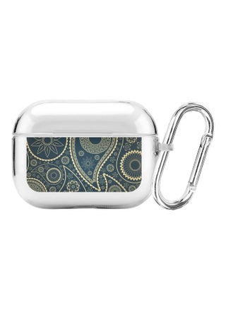 Classic Series Indian Nights Printed Case Cover With Carabiner For Apple AirPods Pro Clear/Blue/Beige - v1600688478/N40575495A_1