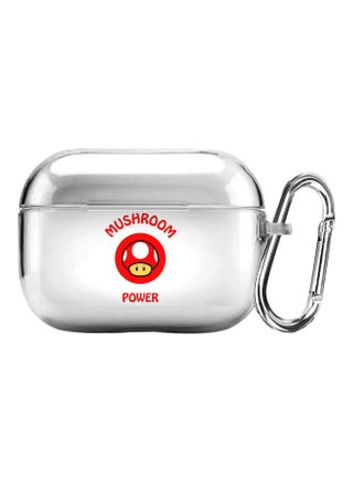 Classic Clear Series Mushroom Power Printed Protective Case For Apple AirPods Pro Clear/Red/Yellow - v1600688830/N40574727A_1