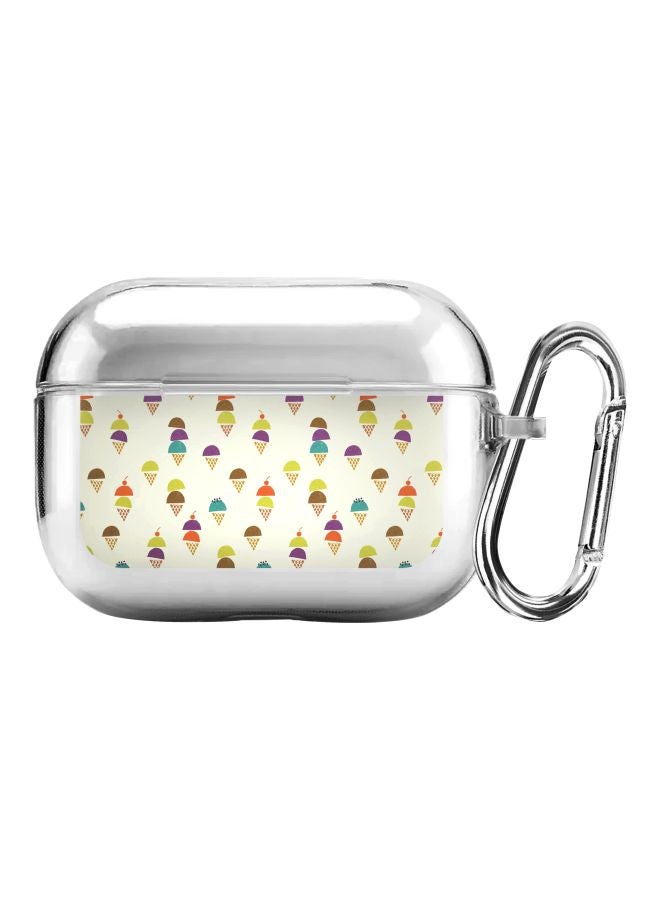Stylizedd Scoopy Cones Printed Protective Cover With Carabiner For Apple AirPods Pro Multicolour - Image 1